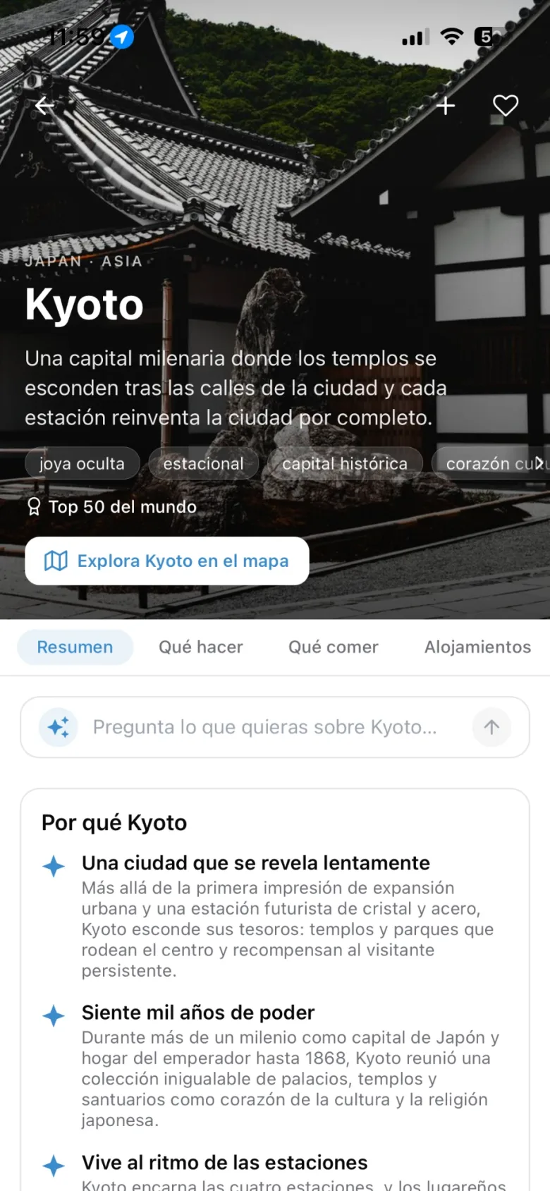 Guía de destino 2026